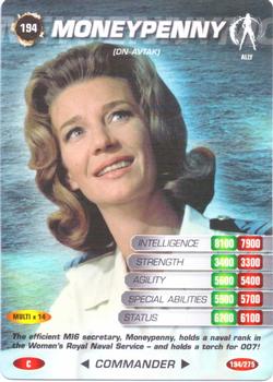 2007 007 Spy Cards Commander #194 Moneypenny (DN-AVTAK) Front