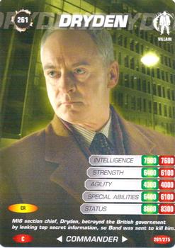2007 007 Spy Cards Commander #261 Dryden Front