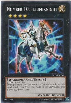 2013 Yu-Gi-Oh! Star Pack #SP13-EN026 Number 10: Illumiknight Front
