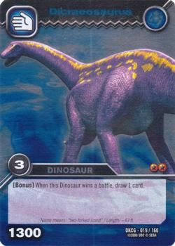2009 Upper Deck Dinosaur King Card Game #19 Dicraeosaurus Front