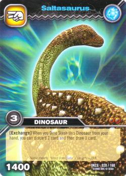 2009 Upper Deck Dinosaur King Card Game #20 Saltasaurus Front