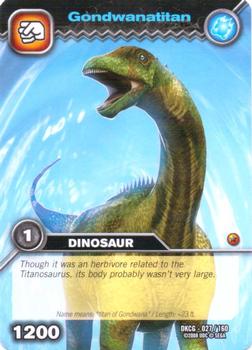2009 Upper Deck Dinosaur King Card Game #27 Gondwanatitan Front
