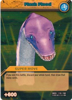 2009 Upper Deck Dinosaur King Card Game #118 Flash Flood Front