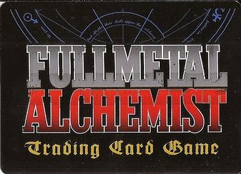 2005 Gen Con Fullmetal Alchemist TCG #1-8 Edward Elric, the Fullmetal Alchemist Back