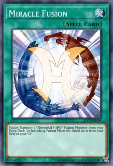 2005 Yu-Gi-Oh! Cybernetic Revolution #CRV-EN039 Miracle Fusion Front