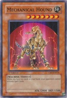 2005 Yu-Gi-Oh! Cybernetic Revolution #CRV-EN018 Mechanical Hound Front