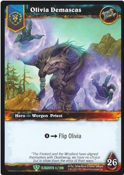 2011 Cryptozoic World of Warcraft War of the Elements #8 Olivia Demascas Front