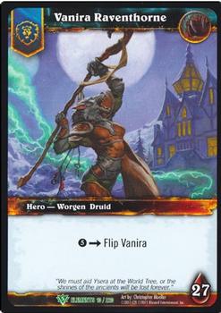 2011 Cryptozoic World of Warcraft War of the Elements #10 Vanira Raventhorne Front