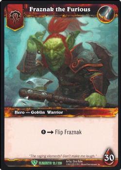 2011 Cryptozoic World of Warcraft War of the Elements #12 Fraznak the Furious Front