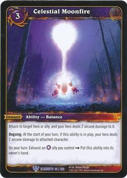 2011 Cryptozoic World of Warcraft War of the Elements #32 Celestial Moonfire Front
