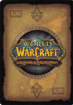 2011 Cryptozoic World of Warcraft War of the Elements #44 Warning Shot Back