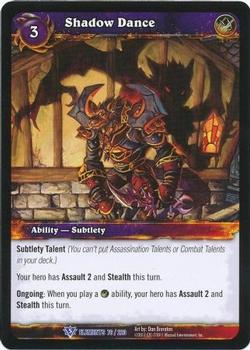 2011 Cryptozoic World of Warcraft War of the Elements #76 Shadow Dance Front