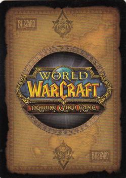 2010 Cryptozoic World of Warcraft March of the Legion #57 Exorcism Back