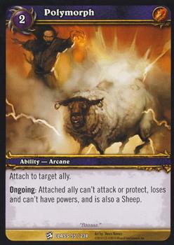 2010 Cryptozoic World of Warcraft Class Starter #55 Polymorph Front