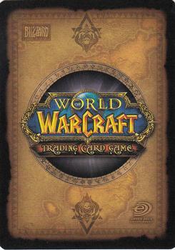 2010 Cryptozoic World of Warcraft Class Starter #148 Orono the Great Back