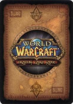 2012 Cryptozoic World of Warcraft Crown of the Heavens #4 Warlord Grok'thol Back