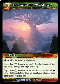 2012 Cryptozoic World of Warcraft Crown of the Heavens #198 Nordrassil, the World Tree Front