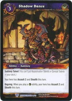 2011 Cryptozoic World of Warcraft Alliance Rogue #9 Shadow Dance Front