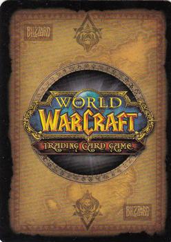 2011 Cryptozoic World of Warcraft Dungeon Treasure #3 Earthen Guidance Back