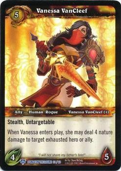2011 Cryptozoic World of Warcraft Dungeon Treasure #33 Vanessa VanCleef Front