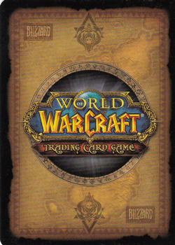 2011 Cryptozoic World of Warcraft Dungeon Treasure #53 Odo's Ley Staff Back