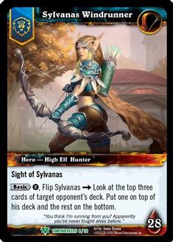 2013 Cryptozoic World of Warcraft Timewalkers #8 Sylvanas Windrunner Front
