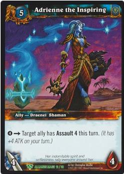 2011 Cryptozoic World of Warcraft Alliance Mage #12 Adrienne the Inspiring Front