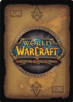 2011 Cryptozoic World of Warcraft Horde Warlock #26 The Essence of Enmity Back
