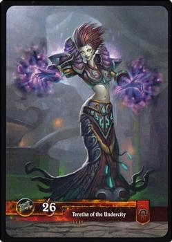 2011 Cryptozoic World of Warcraft Horde Priest #1 Teretha of the Undercity Back