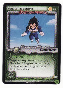 2002 Score Dragon Ball Z Cell Games Saga - Cell Games Promos #P3 Vegeta is Lurking Front
