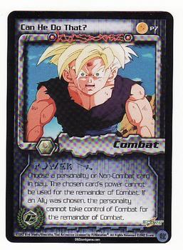2002 Score Dragon Ball Z Cell Games Saga - Cell Games Promos #P7 Can He Do That? Front
