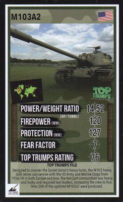 2016 Top Trumps The Tank Museum #NNO M103A2 Front