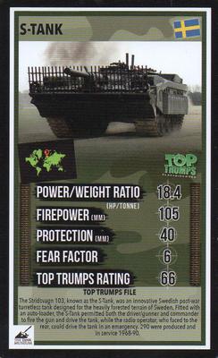 2016 Top Trumps The Tank Museum #NNO S-Tank Front