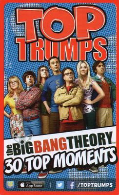 2016 Top Trumps The Big Bang Theory 30 Top Moments #NNO The Bazinga Equation Back