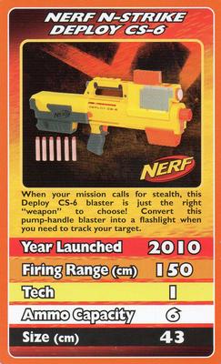 2012 Top Trumps Nerf #NNO Nerf N-Strike Deploy CS-6 Front