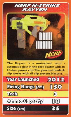 2012 Top Trumps Nerf #NNO Nerf N-Strike Rayven Front