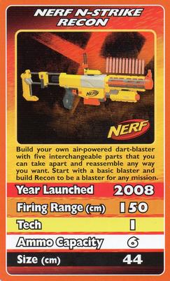 2012 Top Trumps Nerf #NNO Nerf N-Strike Recon Front