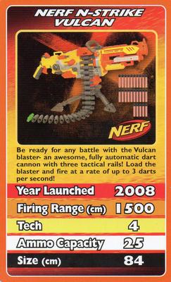 2012 Top Trumps Nerf #NNO Nerf N-Strike Vulcan Front