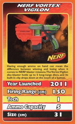 2012 Top Trumps Nerf #NNO Nerf Vortex Vigilon Front