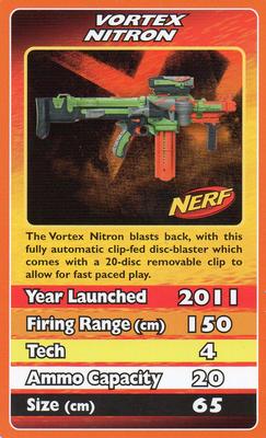 2012 Top Trumps Nerf #NNO Vortex Nitron Front