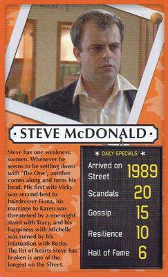 2009 Top Trumps Specials Coronation Street #NNO Steve McDonald Front