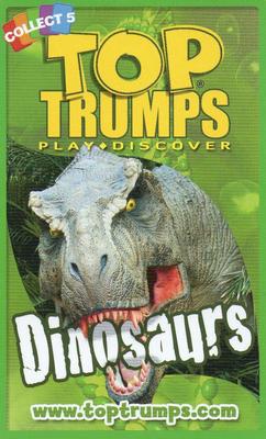 2013 Top Trumps Dinosaurs #NNO Brachiosaurus Back
