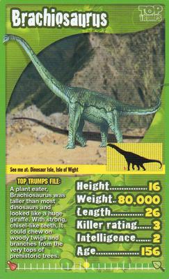 2013 Top Trumps Dinosaurs #NNO Brachiosaurus Front