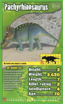 2013 Top Trumps Dinosaurs #NNO Pachyrhinosaurus Front