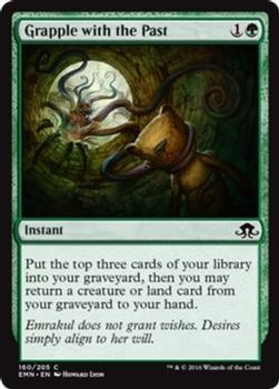 2016 Magic the Gathering Eldritch Moon #160 Grapple with the Past Front