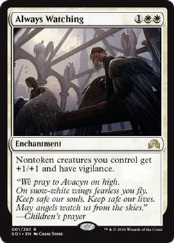2016 Magic the Gathering Shadows over Innistrad #1 Always Watching Front