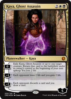 2016 Magic the Gathering Conspiracy: Take the Crown #222 Kaya, Ghost Assassin Front
