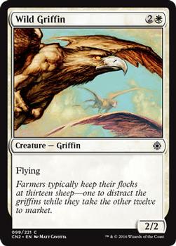 2016 Magic the Gathering Conspiracy: Take the Crown #99 Wild Griffin Front