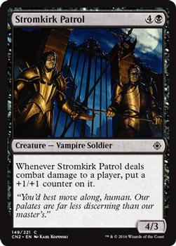 2016 Magic the Gathering Conspiracy: Take the Crown #149 Stromkirk Patrol Front