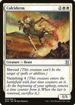 2016 Magic the Gathering Eternal Masters #5 Calciderm Front